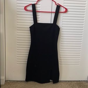 Black mini dress